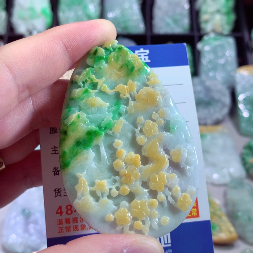 【闪购商品】翡翠颈饰未镶嵌挂件