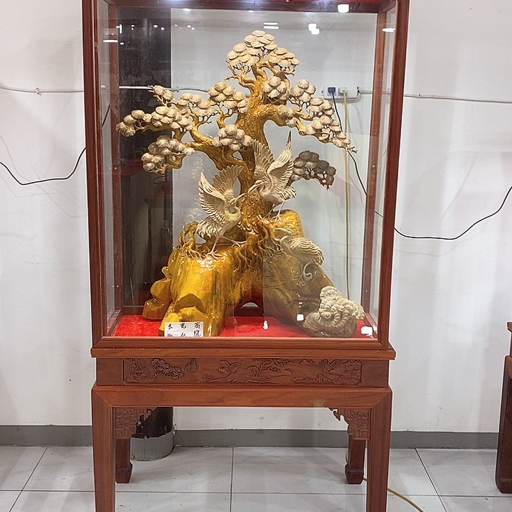 金丝楠钟*宁金丝楠摆件