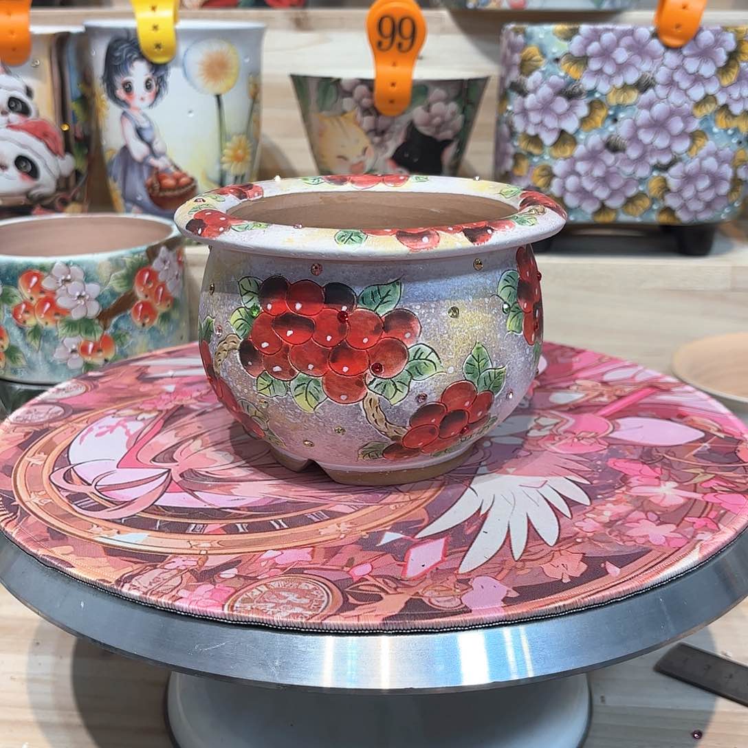 紫砂花盆手工花盆默认微瑕10/9