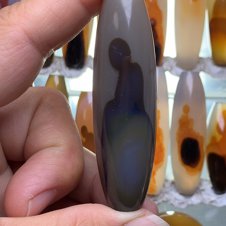 玛瑙/玉髓颈饰未镶嵌11