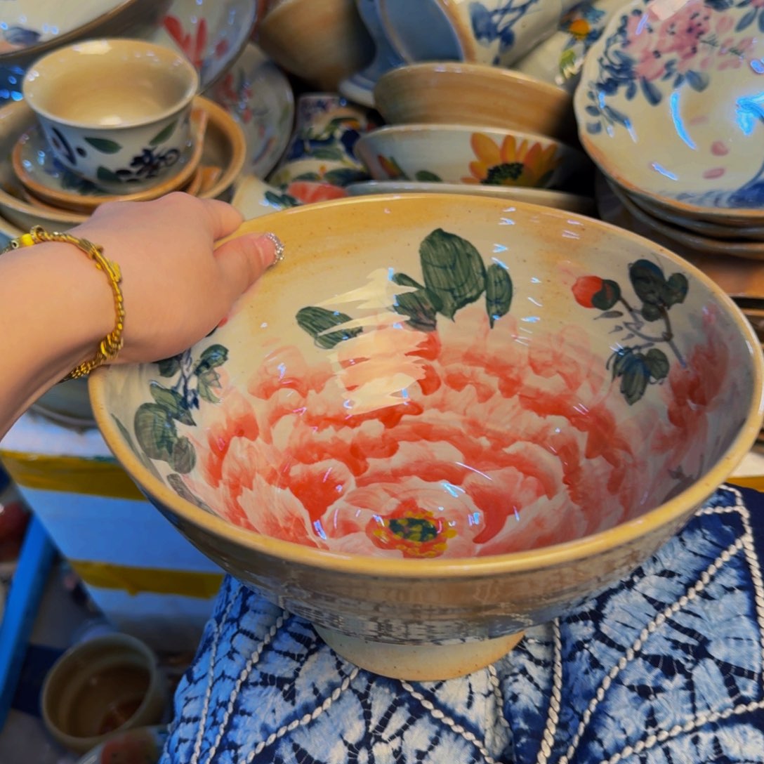 瓷片景德镇陶瓷手工手绘