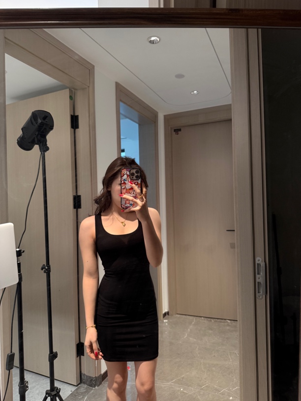 【虎兵兵】Ski*ms平替工字连衣裙背心裙！！！巨显身材！修身款