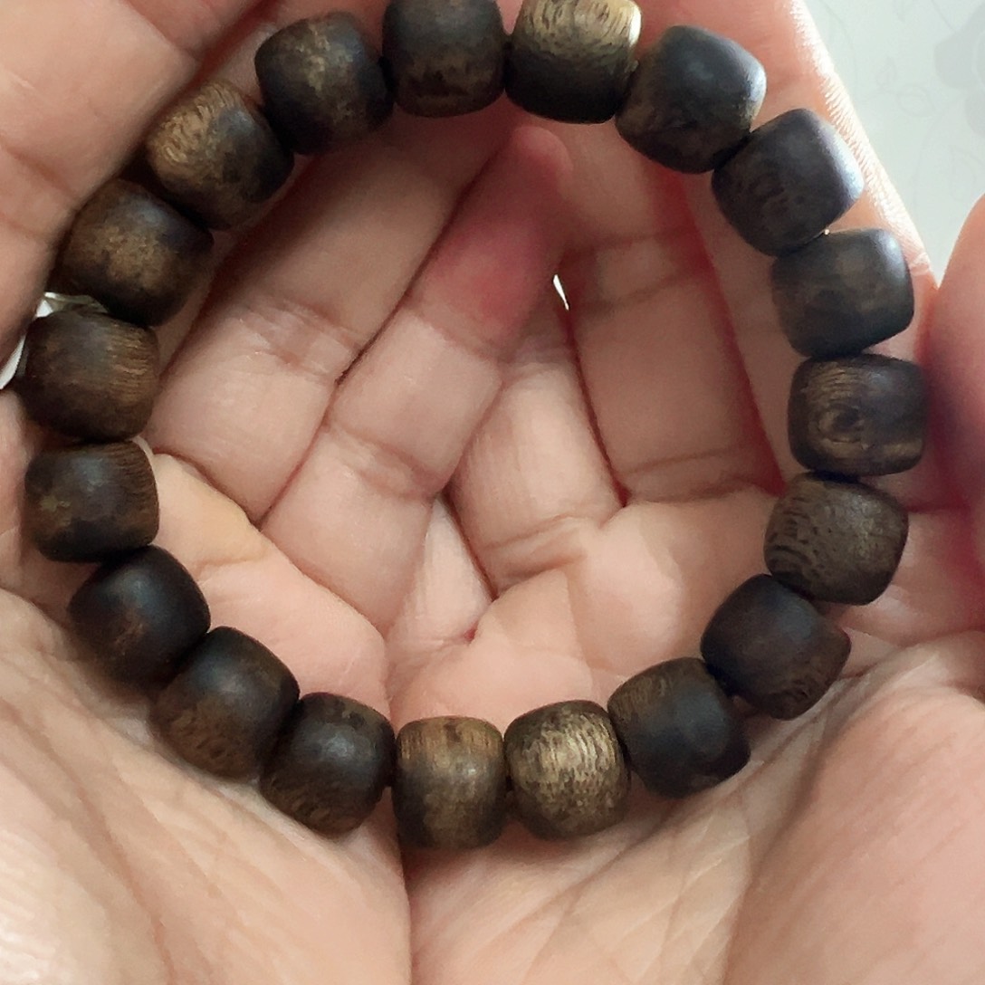 沉香沉香碎屑单圈鼓珠