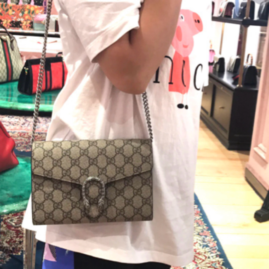 99新 GUCCI/古驰 Dionysus 酒神woc 单肩斜挎包 