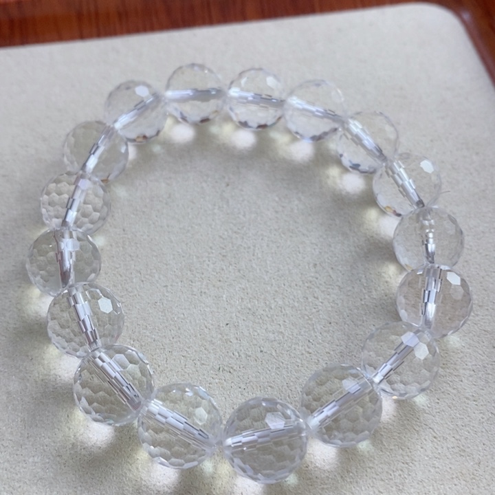 水晶手链未镶嵌天然水晶手串