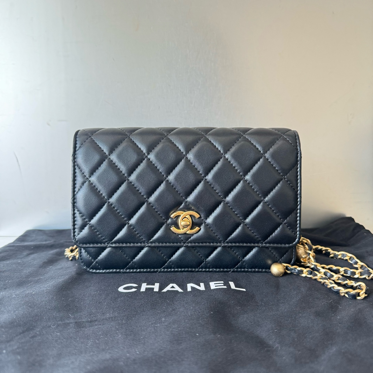 99新 Chanel/香奈儿 香奈儿 金球woc 黑金 99新