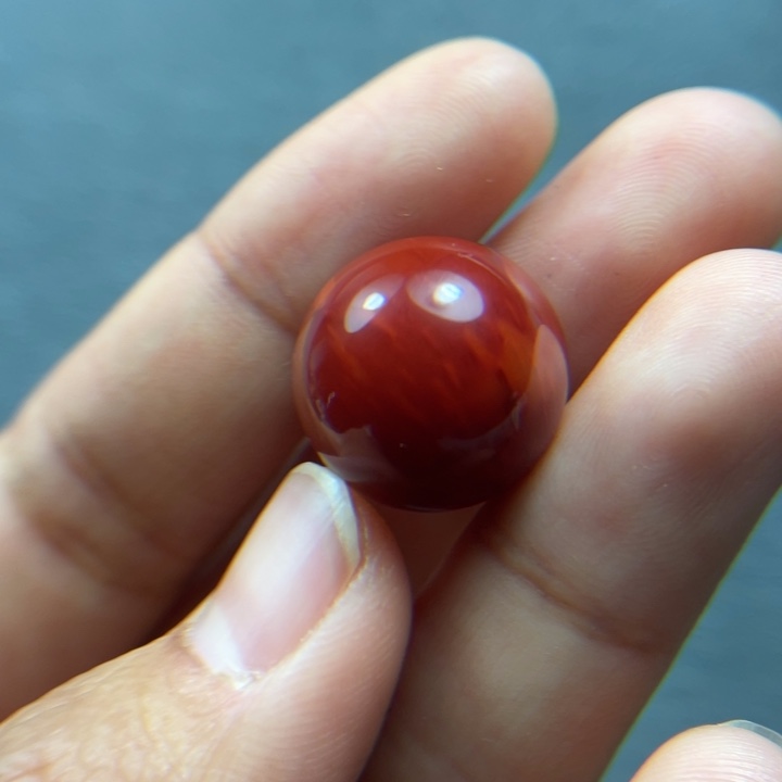 南红玛瑙配饰未镶嵌16.4mm