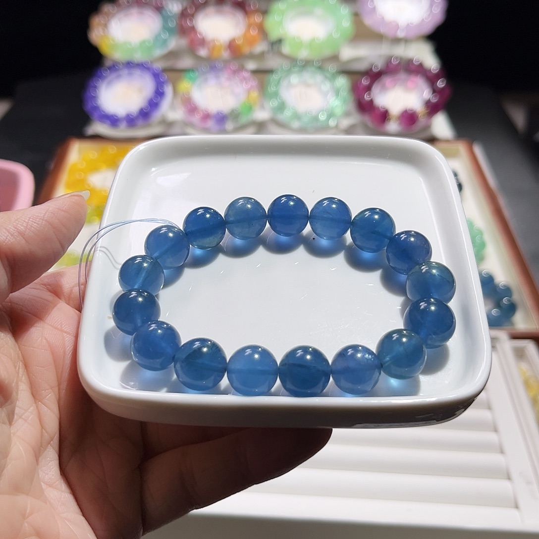 有***福手串萤石未镶嵌拍3个70