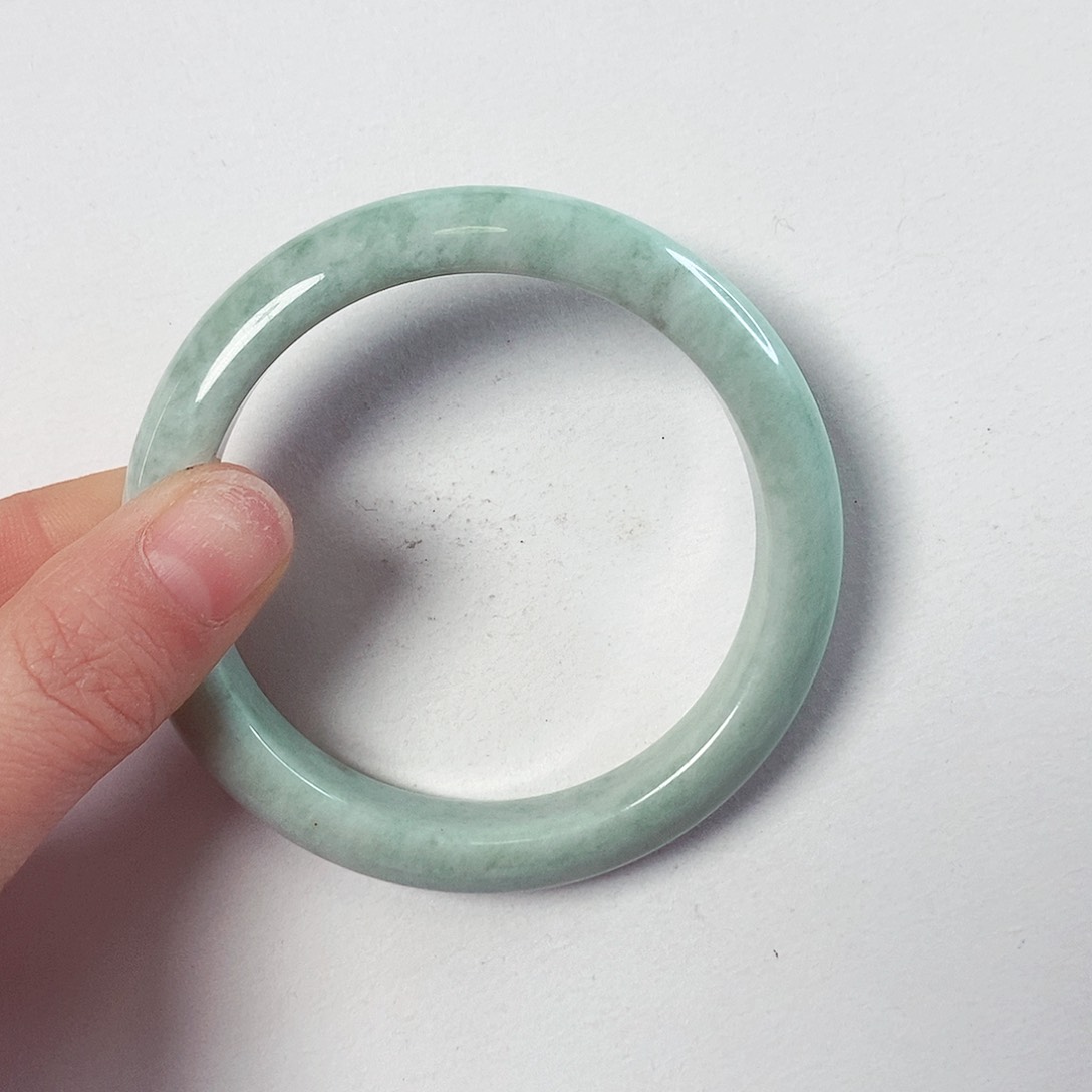 蓝田玉（蛇纹石化大理石玉）手镯未镶嵌