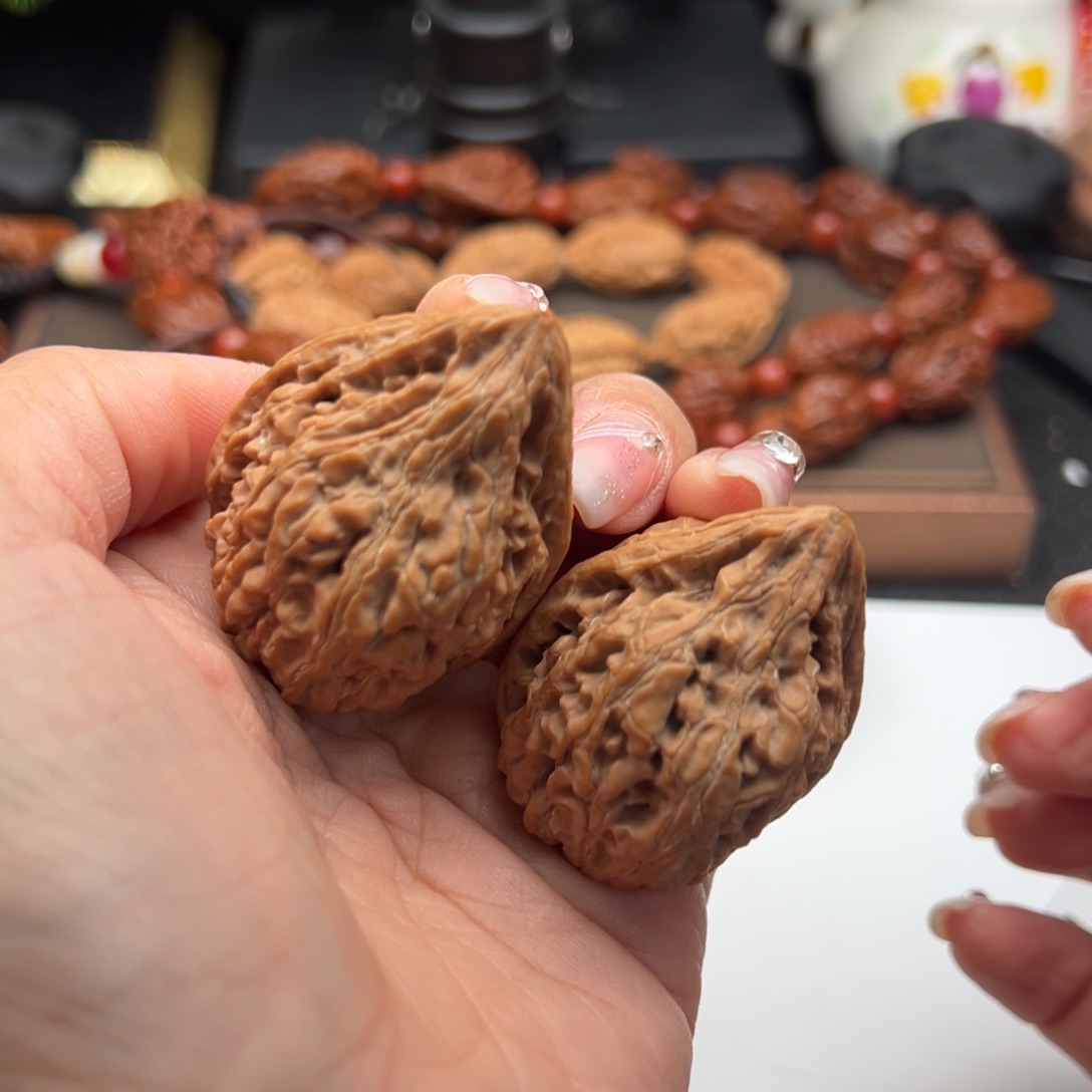 文玩核桃把件座佛35