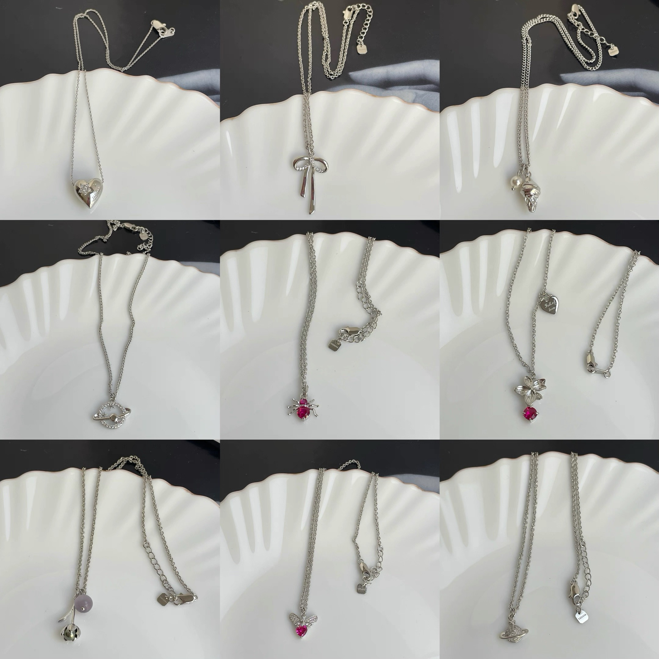 黄铜锆石项链 外贸首饰黄铜镶嵌锆石简约高级项链手链耳环