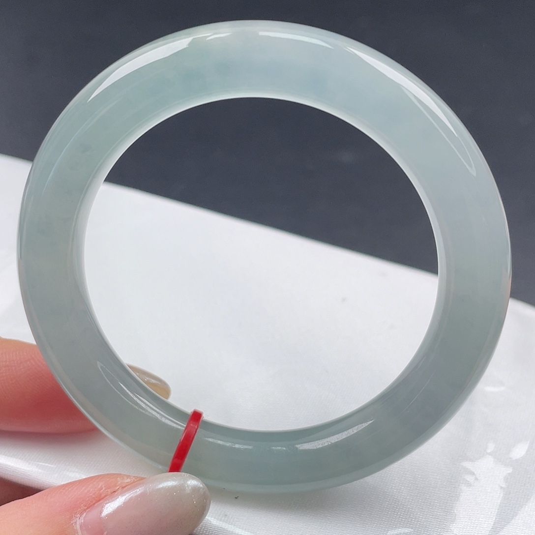 翡翠未镶嵌手镯52圆条