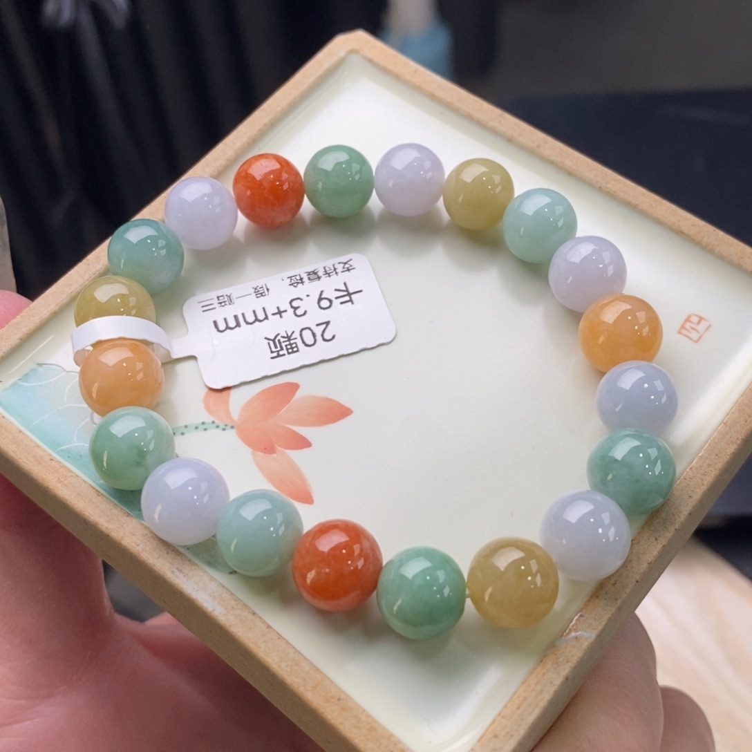 翡翠手链未镶嵌手串047