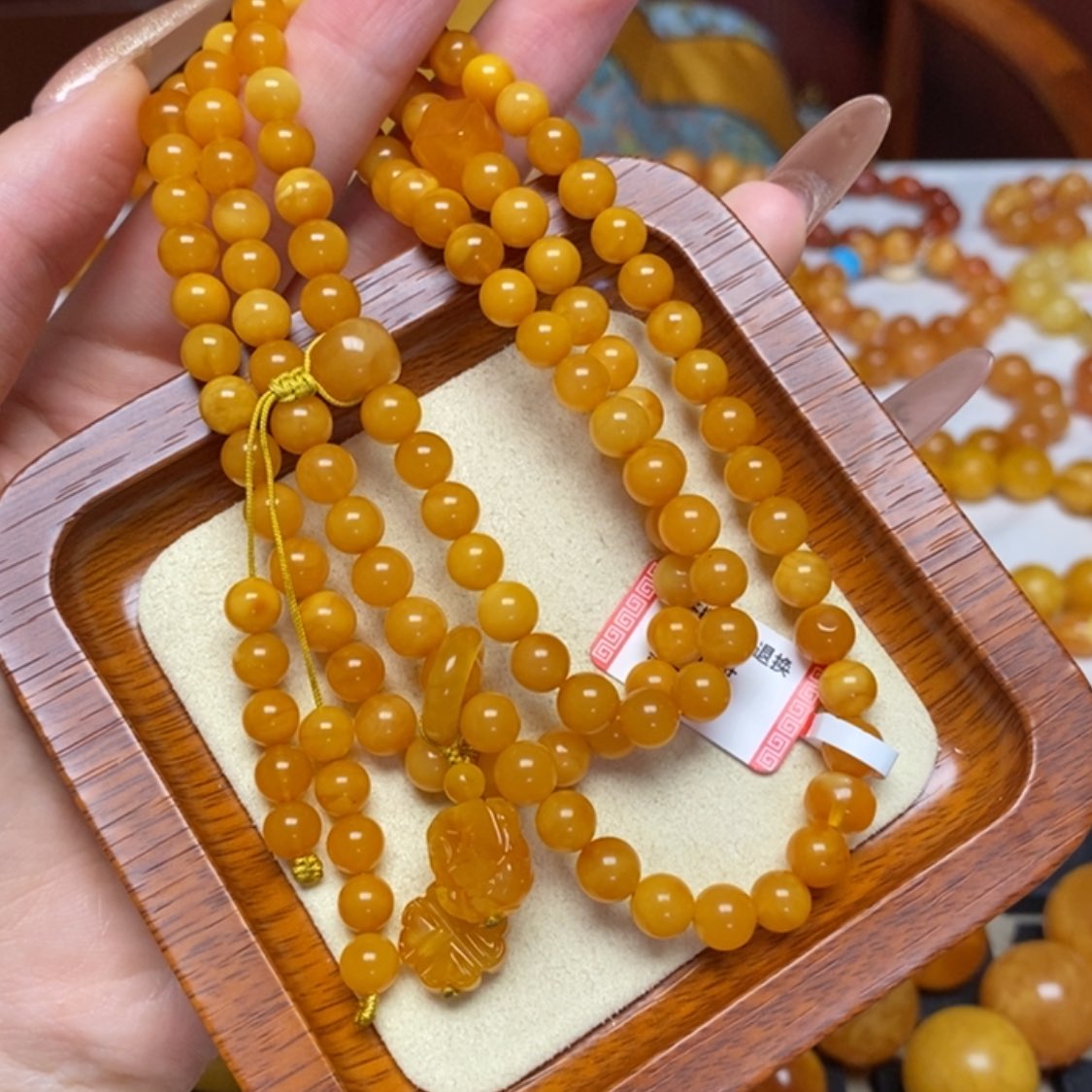 【闪购商品】蜜蜡手链未镶嵌手串