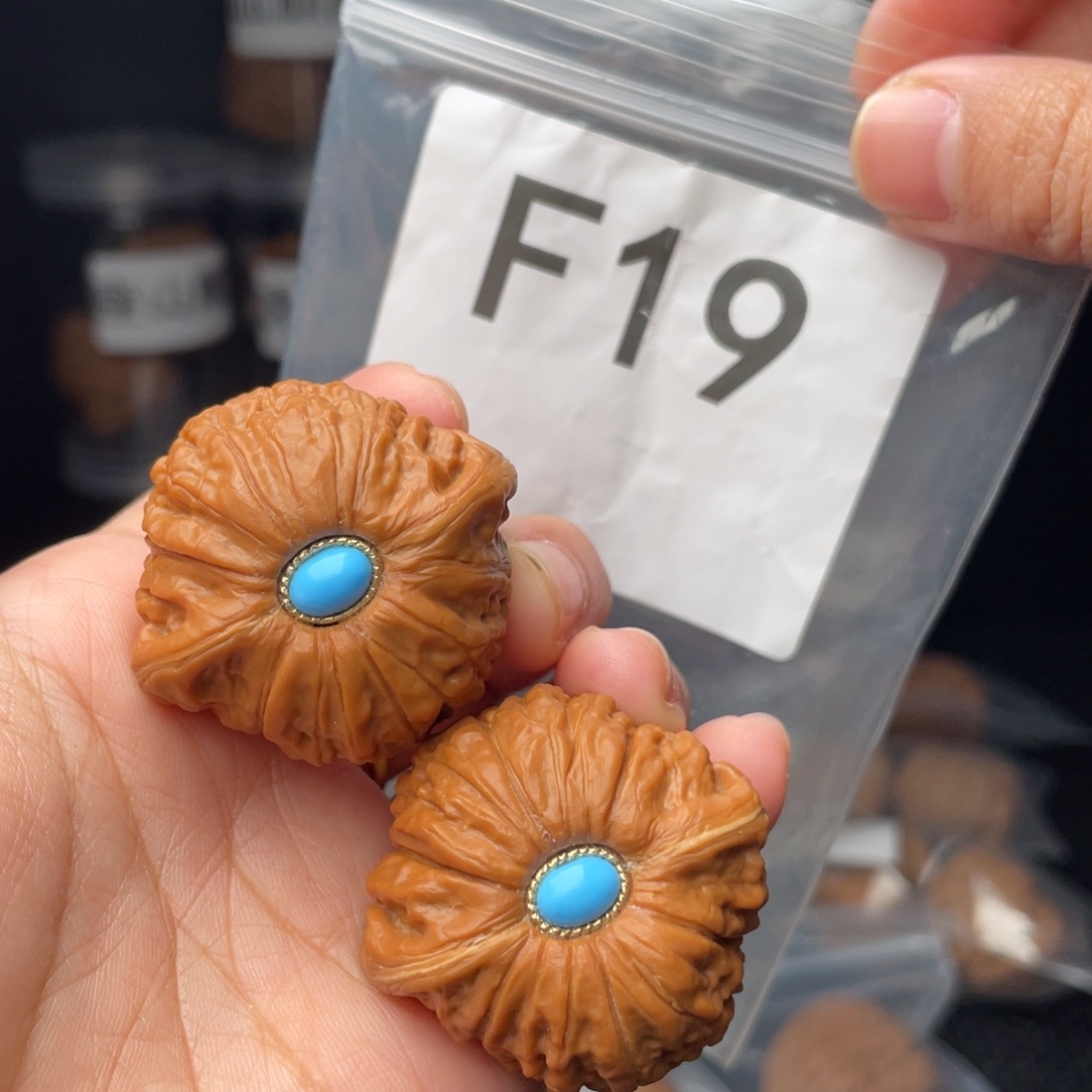 文玩核桃把件七***.全品38铁锤