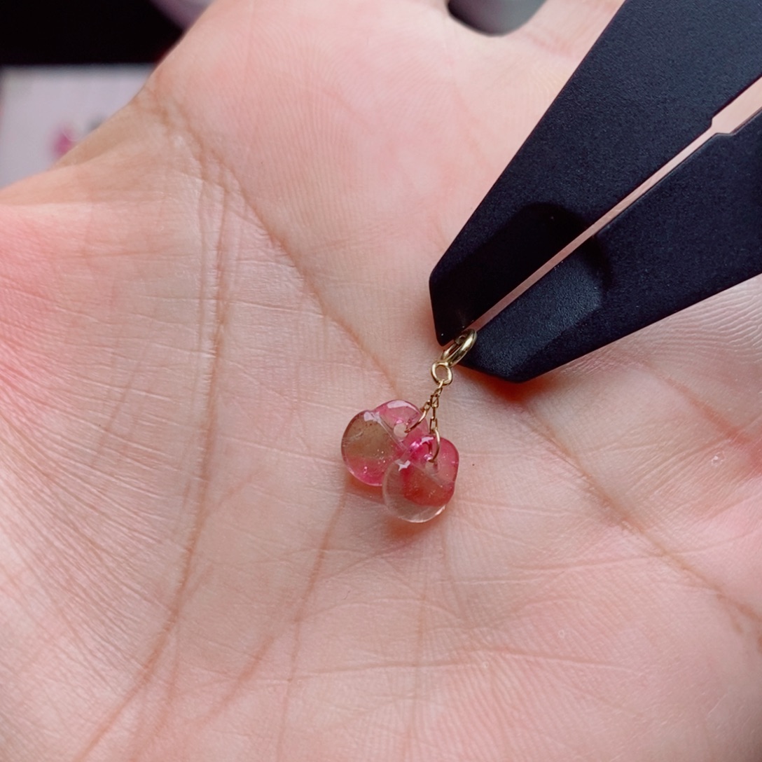 碧玺万能扣18K金镶嵌碧玺