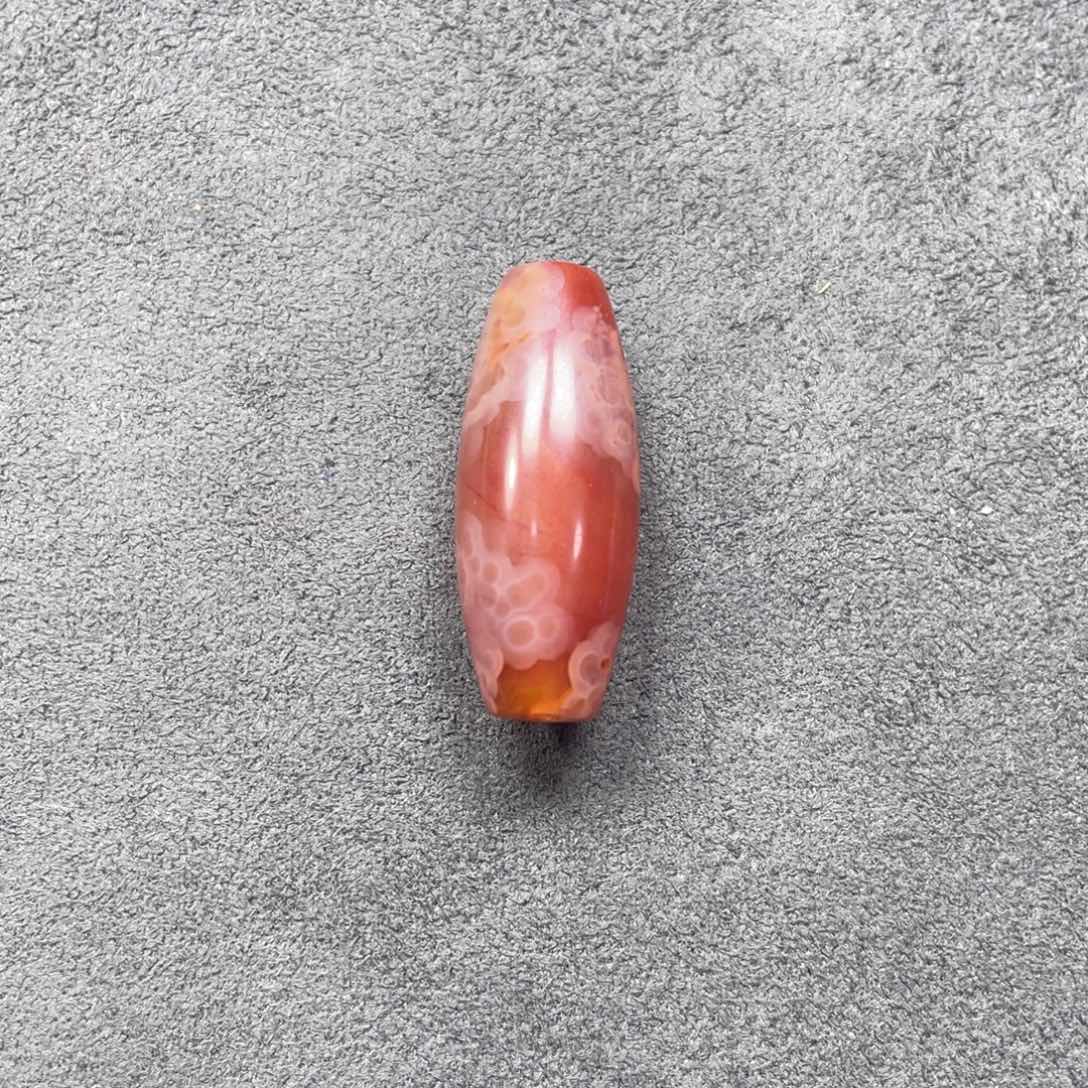 南红玛瑙勒子未镶嵌羽*