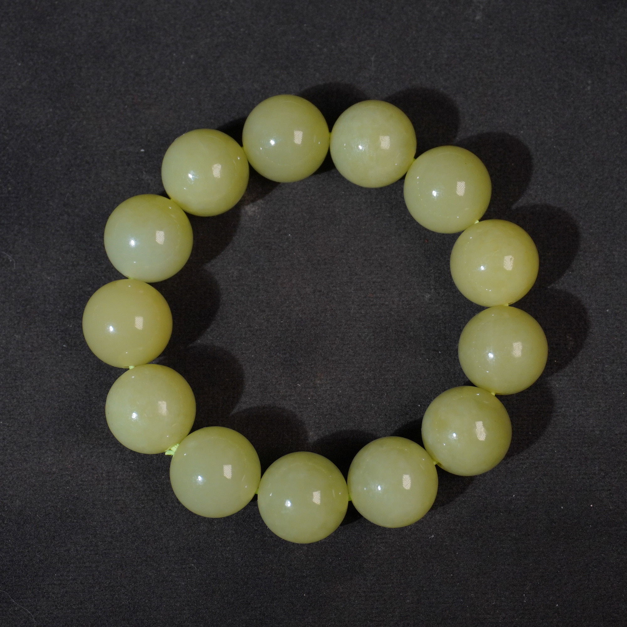 6SH32  清  和田玉手串