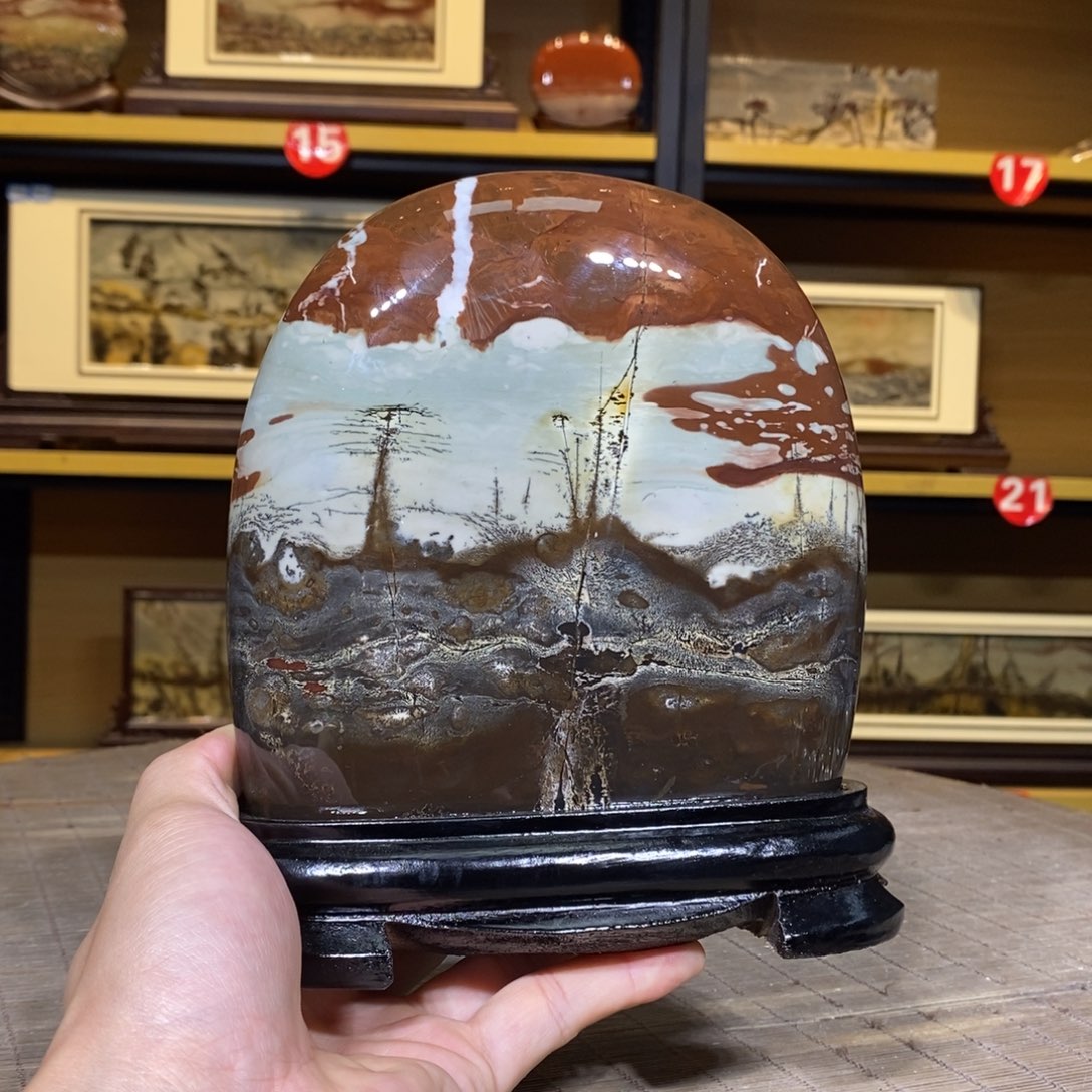印石昌化石国画石