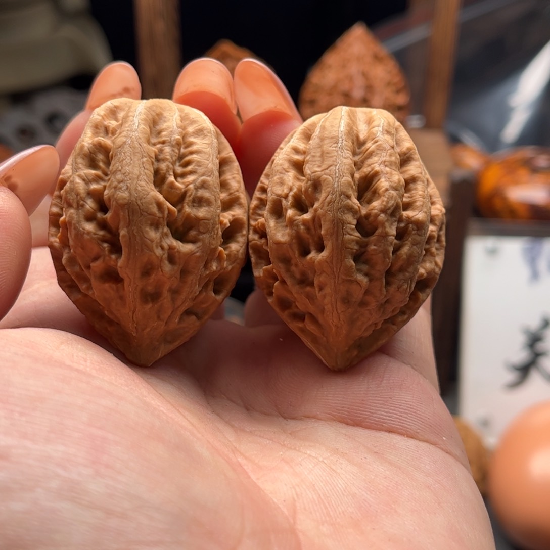 文玩核桃把件关东木子家楸大胖56