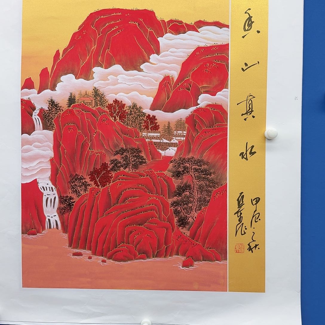 国画多次参加国内外大型