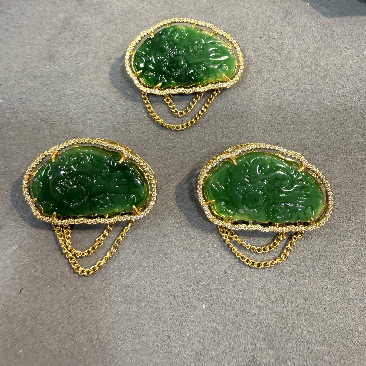 非金属仿珍珠胸针 尼泊尔纯手工胸针