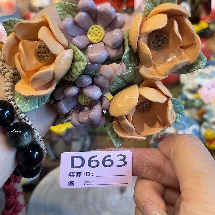 泥塑纯手工陶瓷摆件