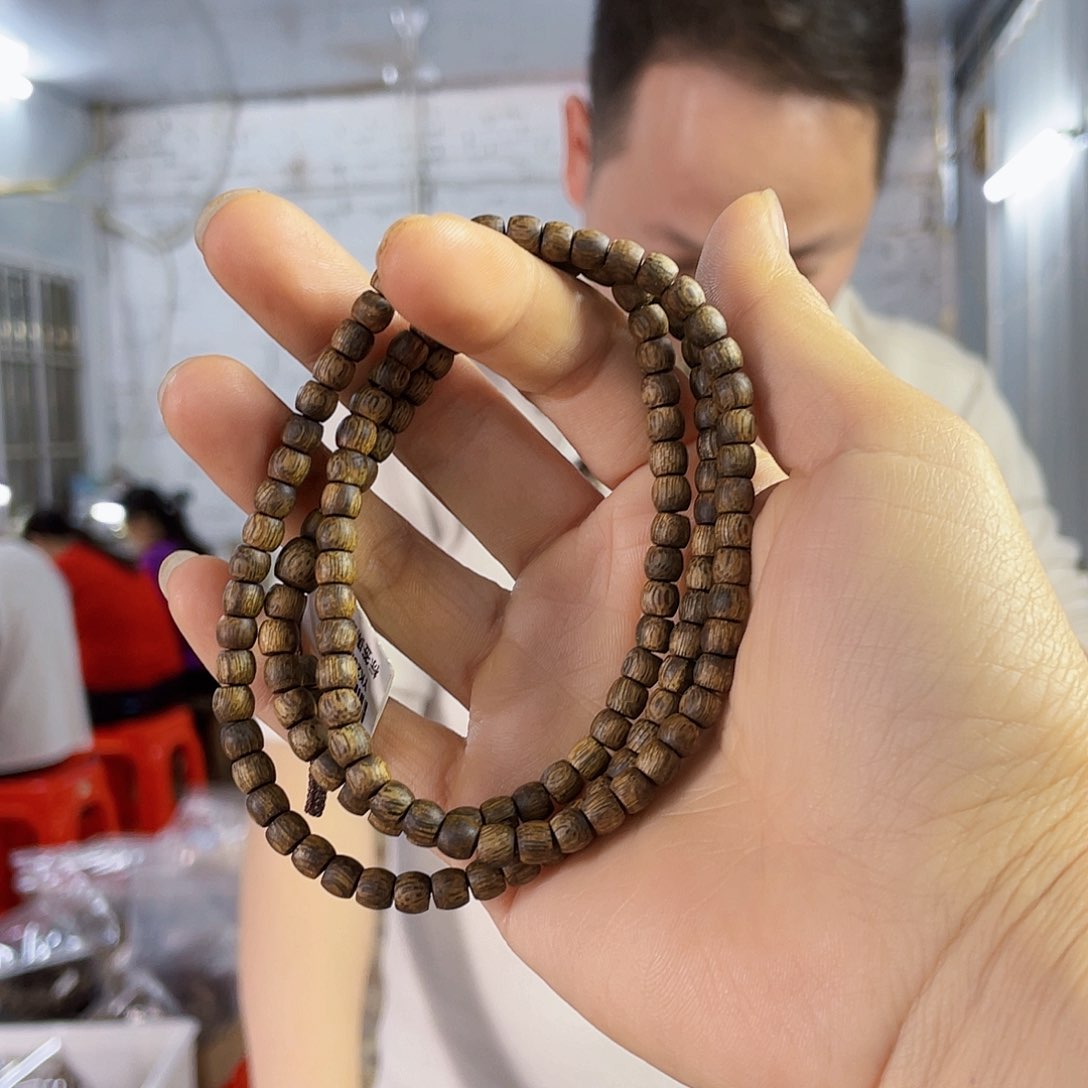 沉香手串棋楠鼓珠长串0.5/11克多样性发一