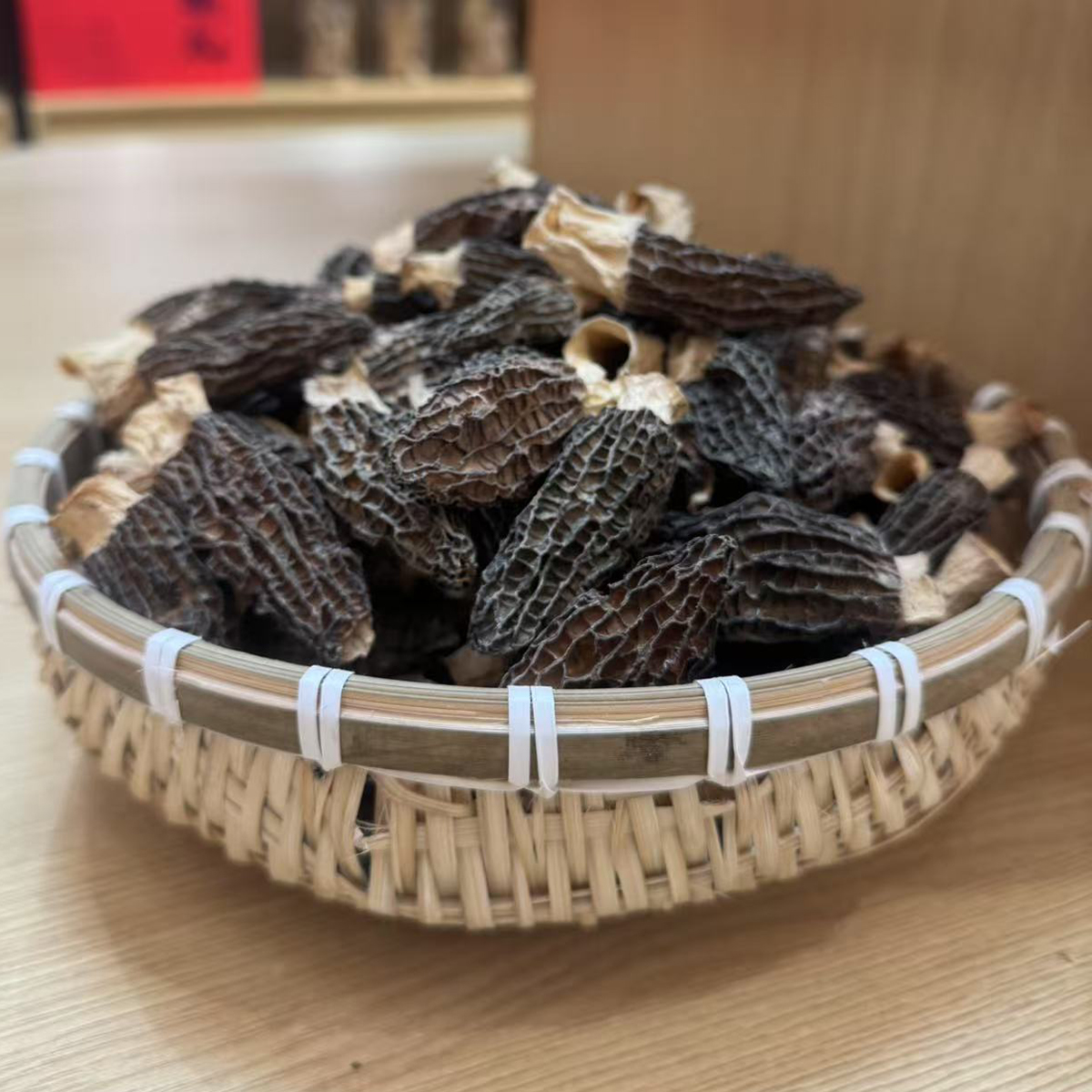 陕南特产头茬羊肚菌干货肉厚饱满无硫剪脚煲汤鲜美100g