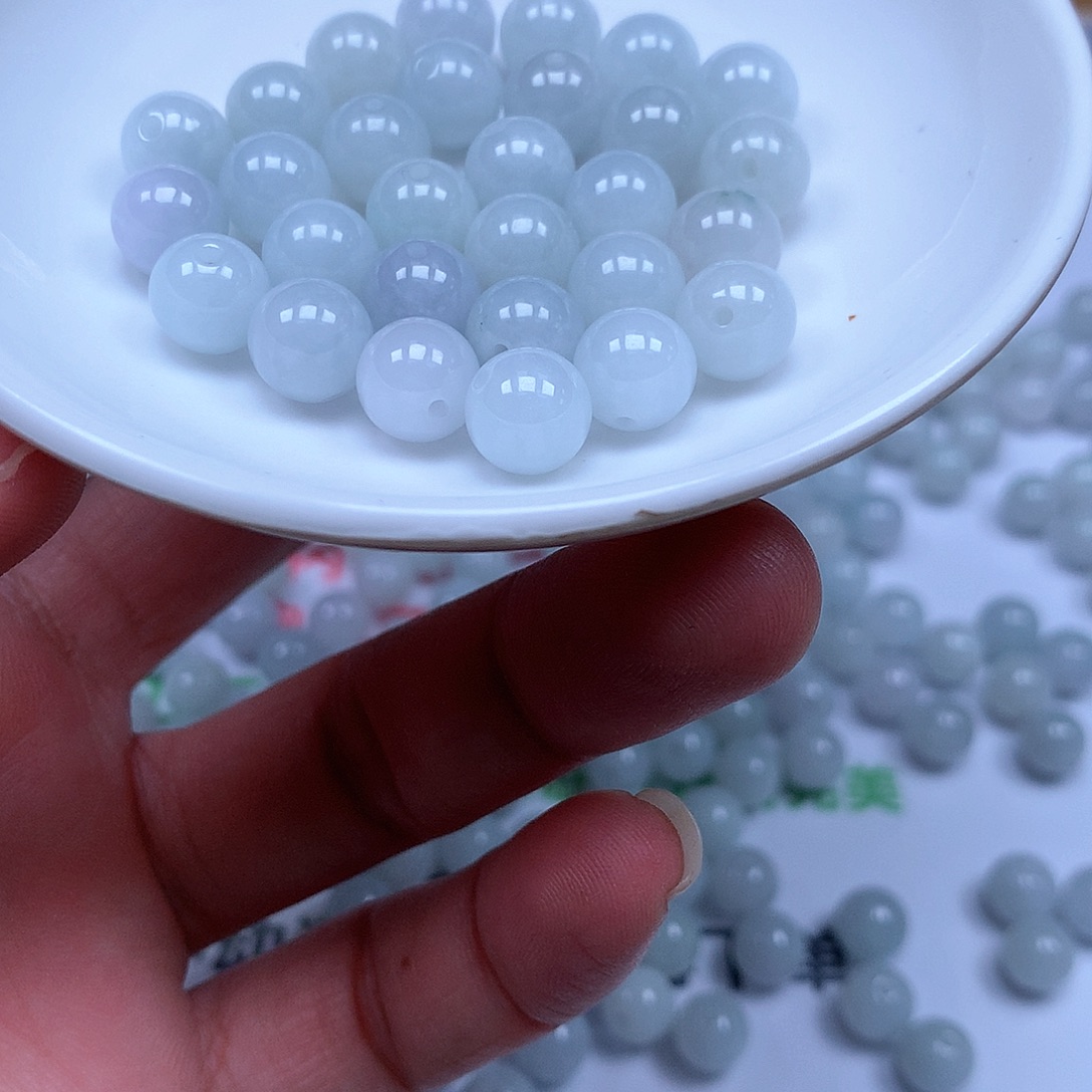 翡翠散珠翡翠翡翠卡9。20颗80元