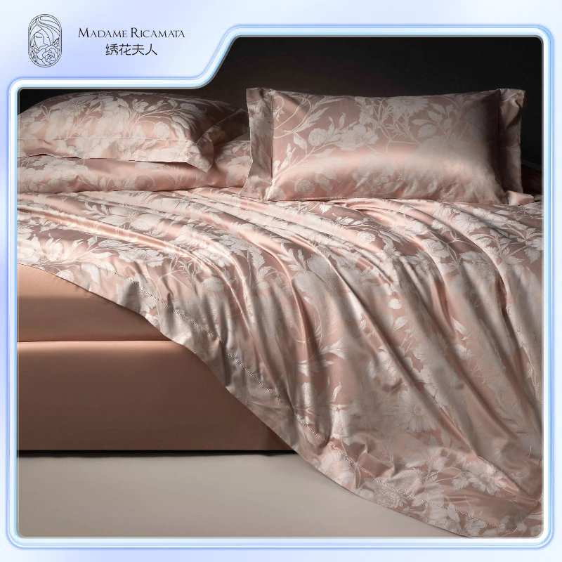 杨岚推荐 国民品牌 盖亚 丝柔触感 全棉 丝柔触感 色织 四件套