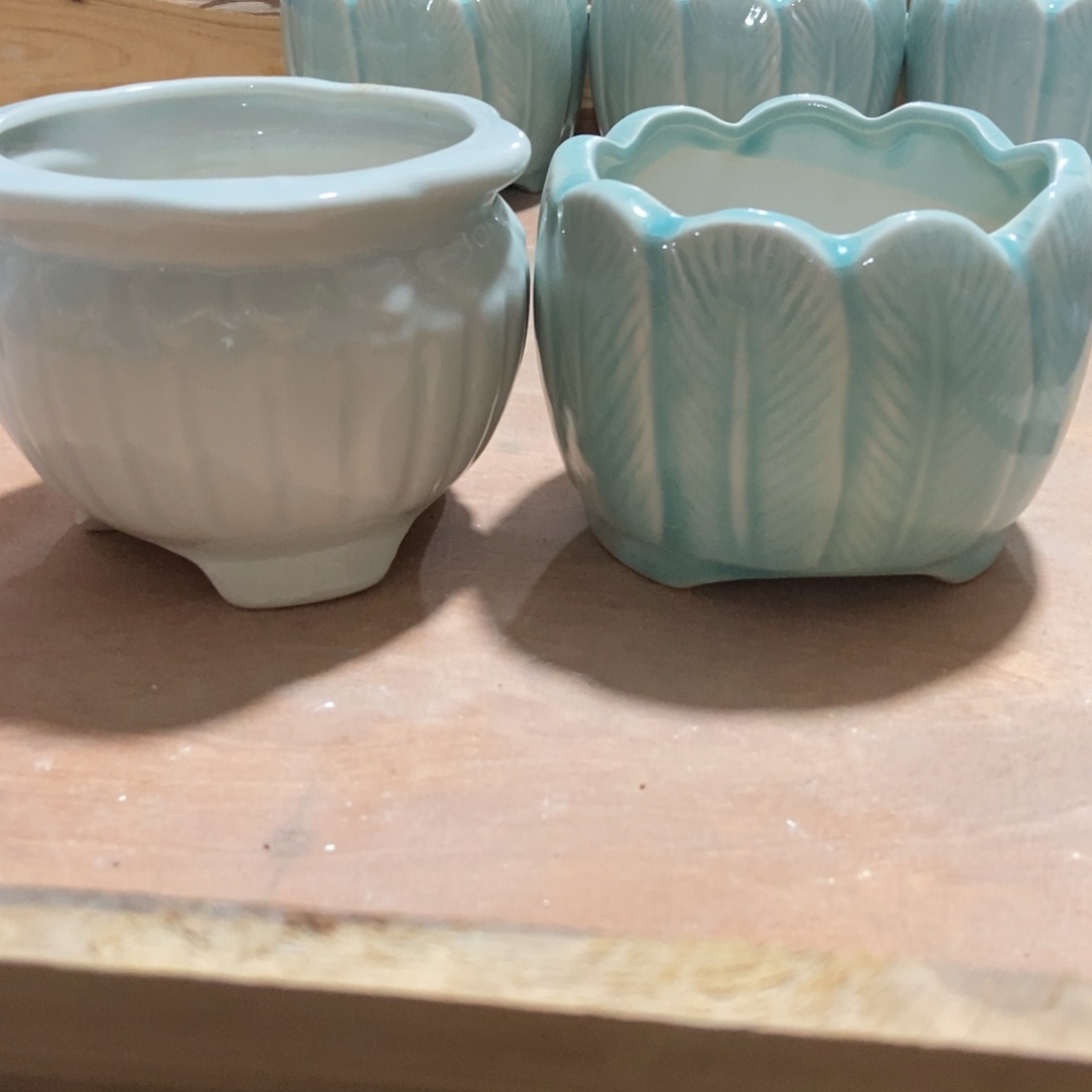 红陶高温陶瓷花盆