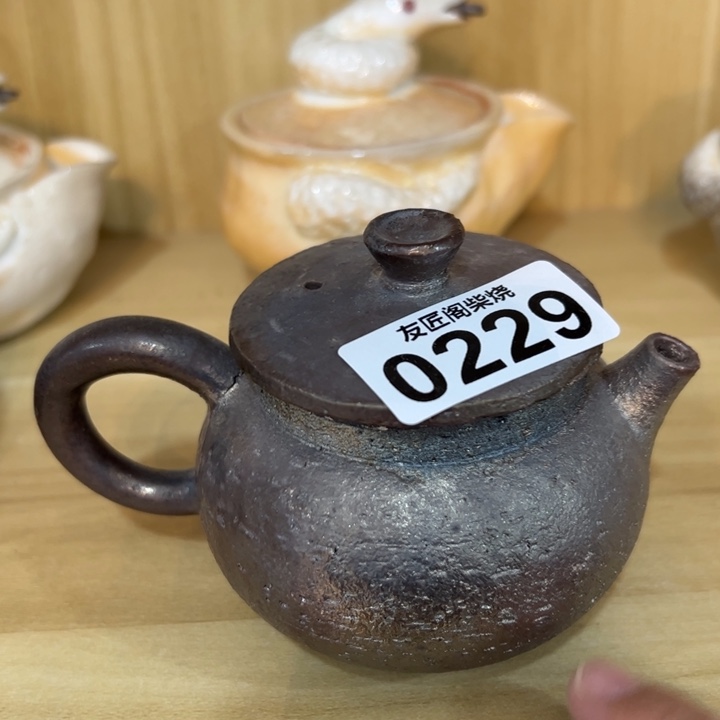柴烧茶器，纯手工制作