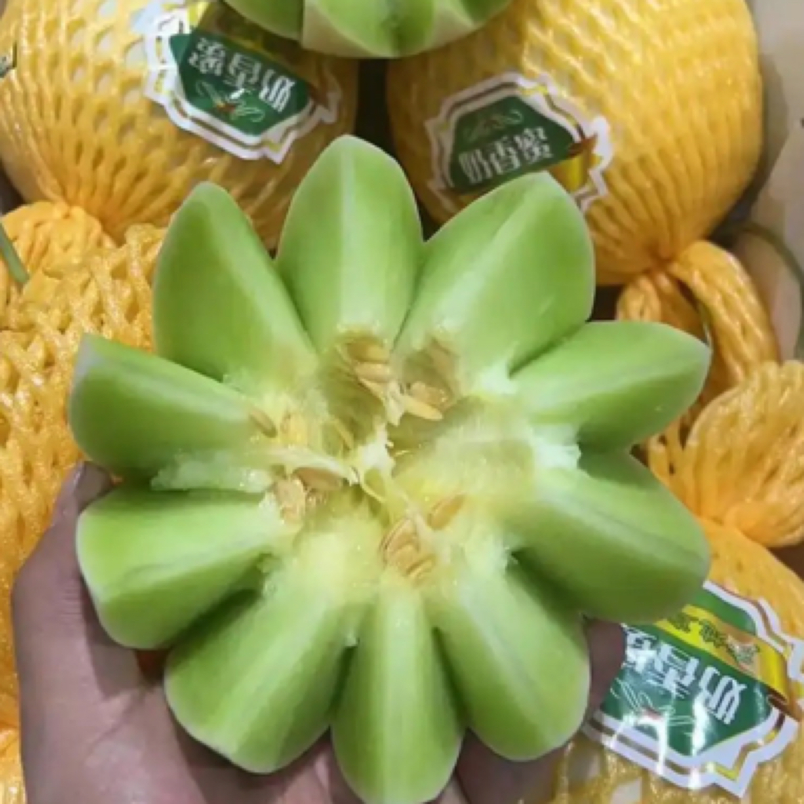 奶香蜜瓜一箱约17斤