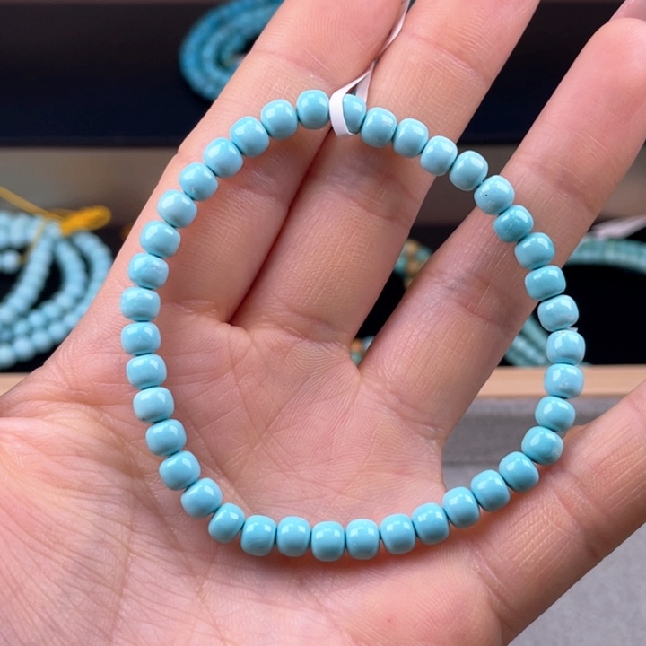 绿松石珠宝奇石未镶嵌抓***朵