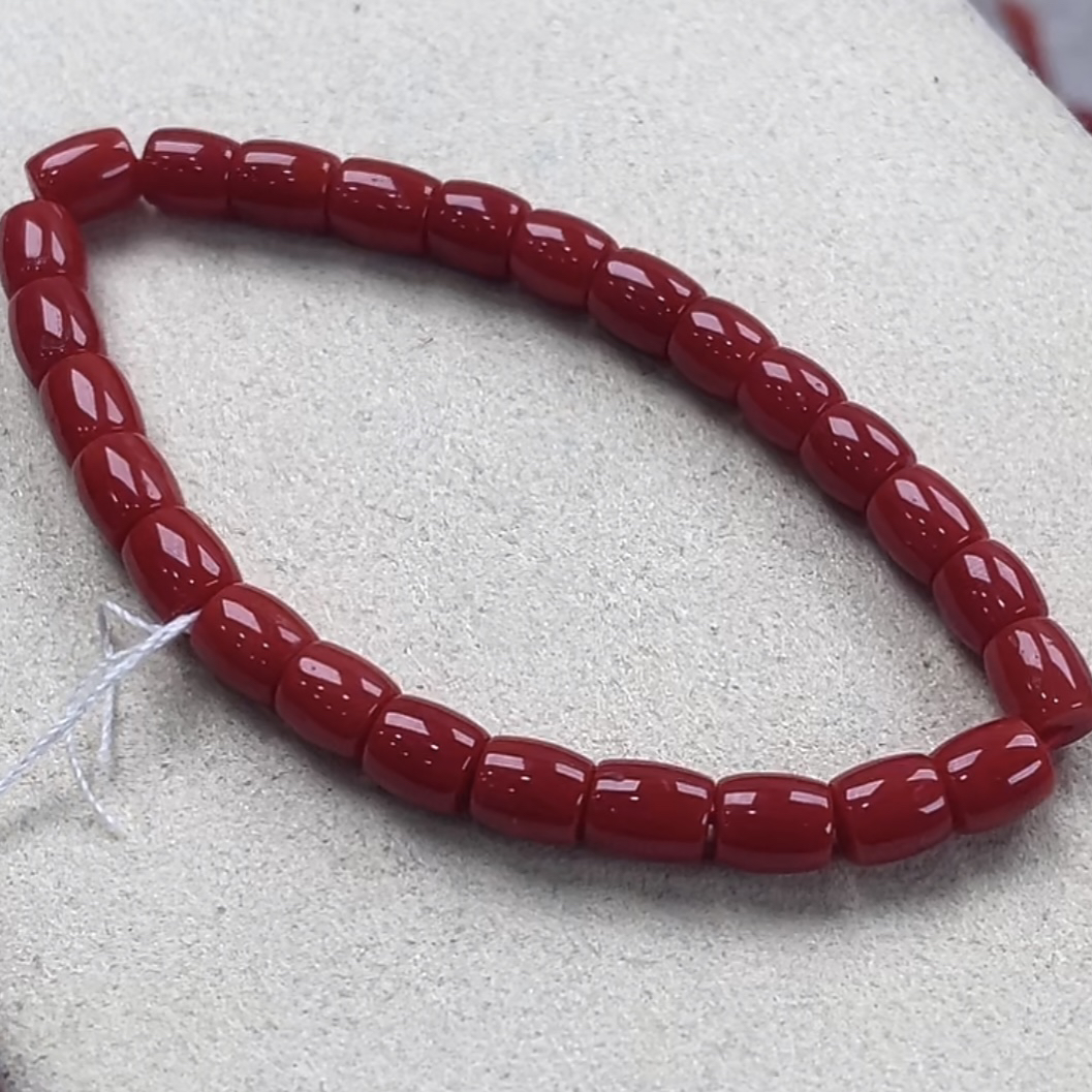 天然红珊瑚精品科科手链