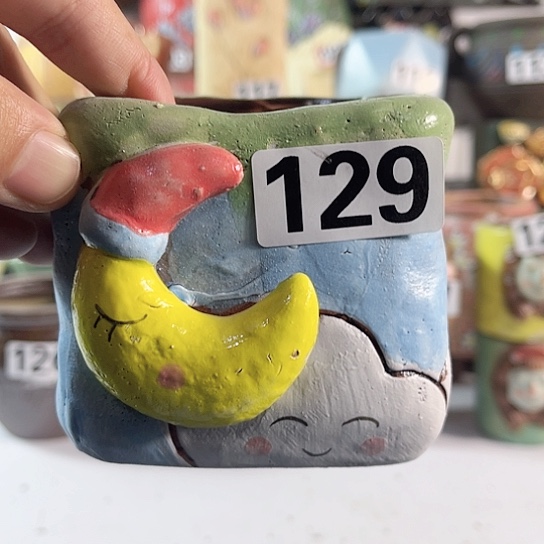 红陶多肉植物花盆