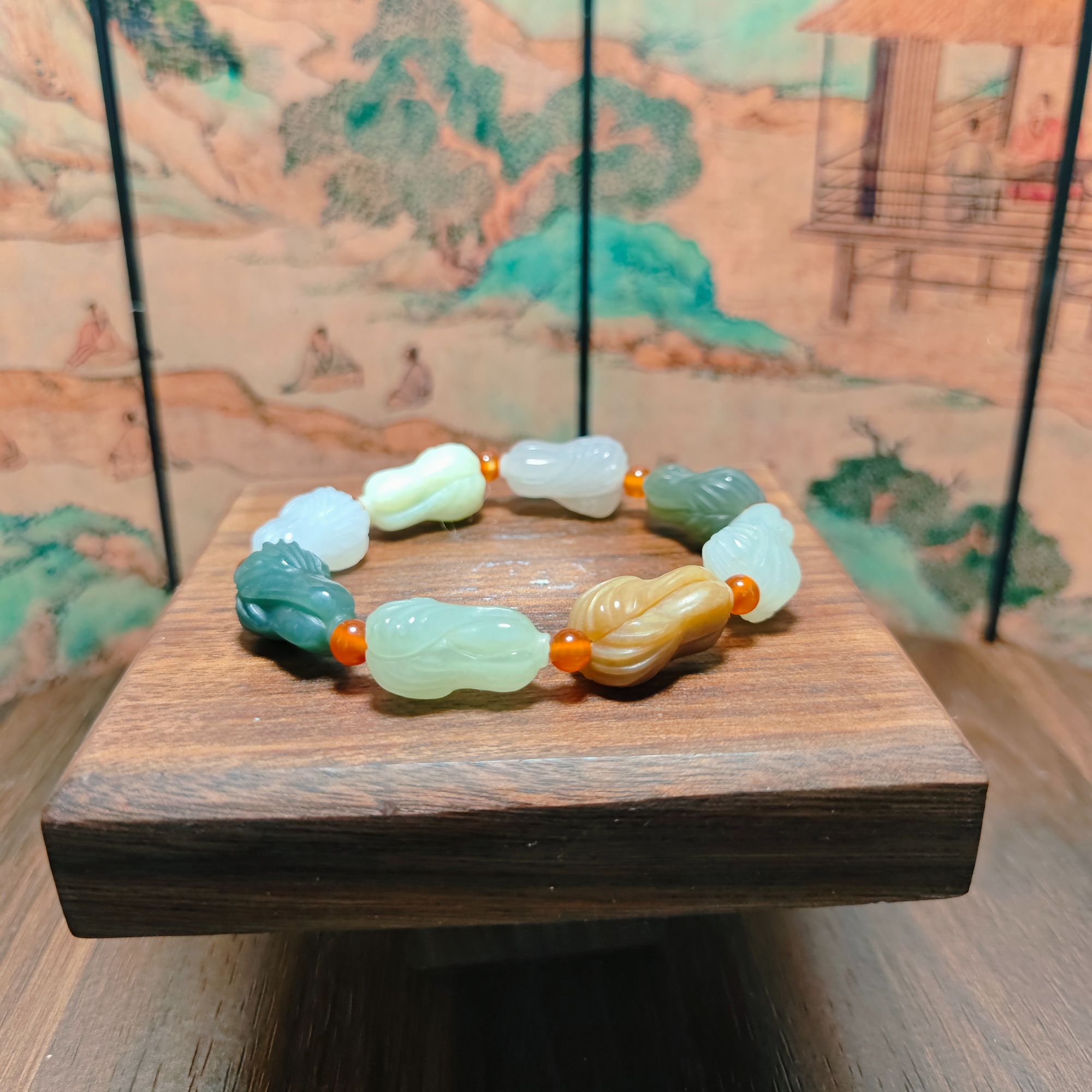 U和田玉多宝百财手串0279