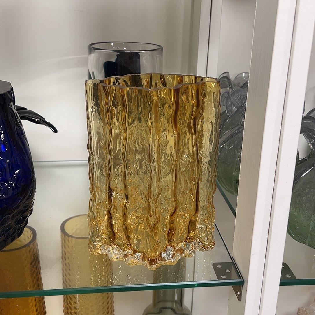 琉璃高20琥珀琉璃花器