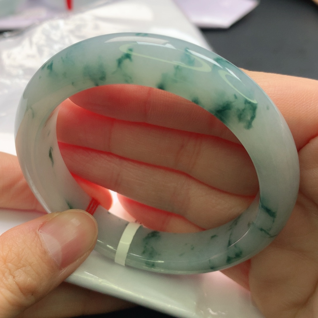 翡翠手镯未镶嵌5354圈