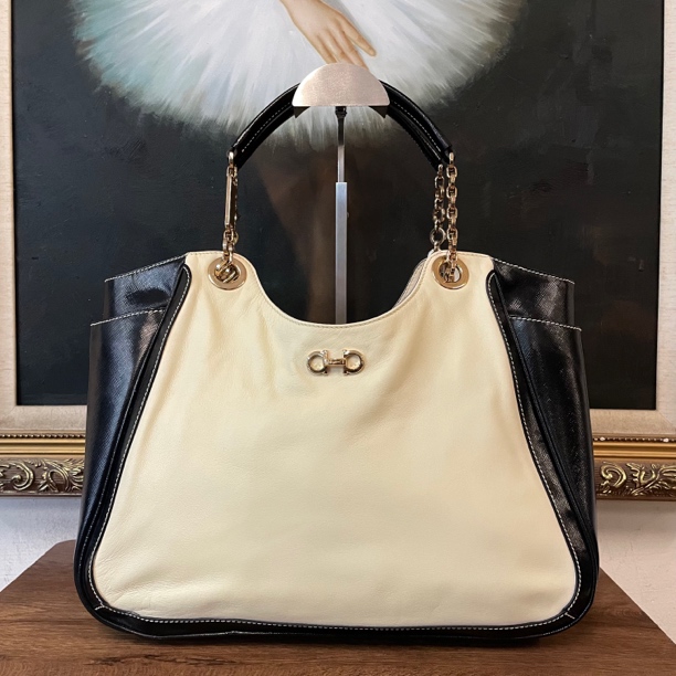 95新 FERRAGAMO/菲拉格慕 菲拉格慕手提包/003685/尺寸32*21