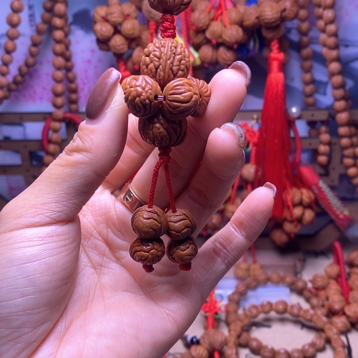 桃核吊坠龙纹桃枭