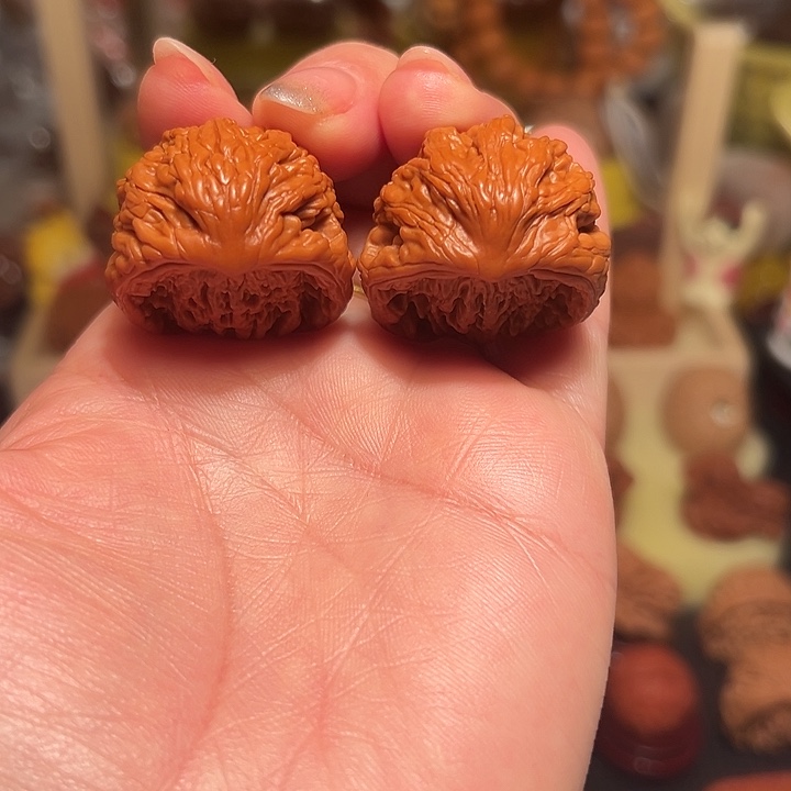 桃核把件精品蛇头32尺