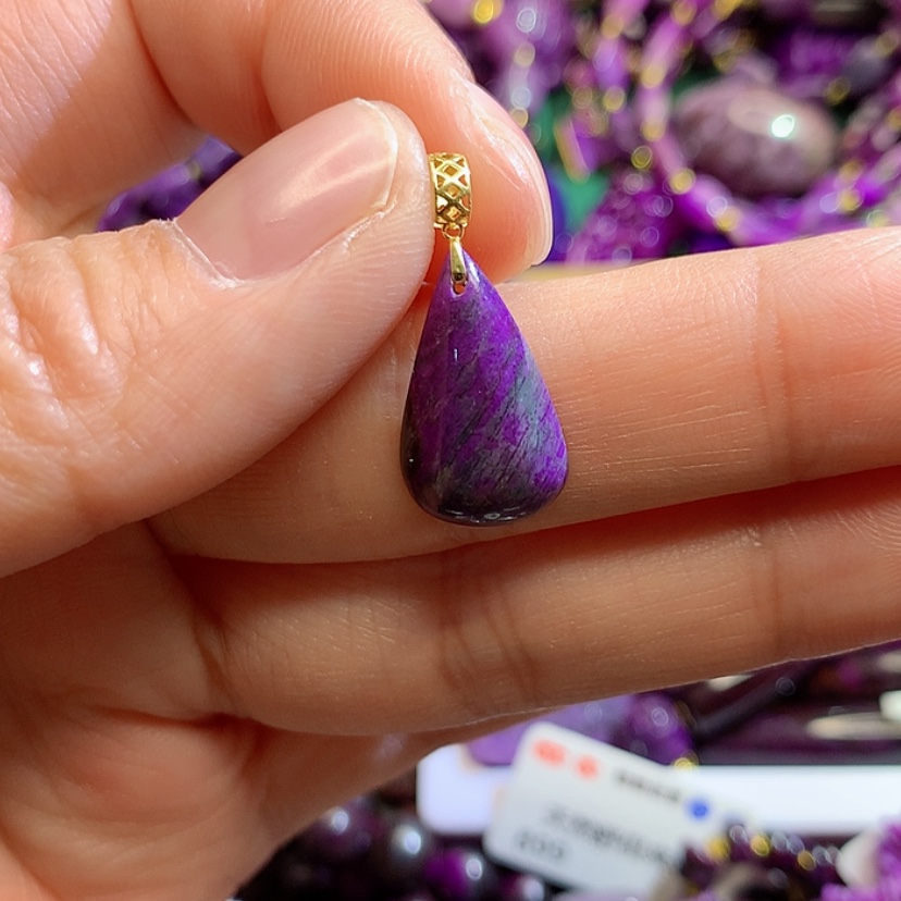 【闪购商品】苏纪石（舒俱来）吊坠18K金镶嵌