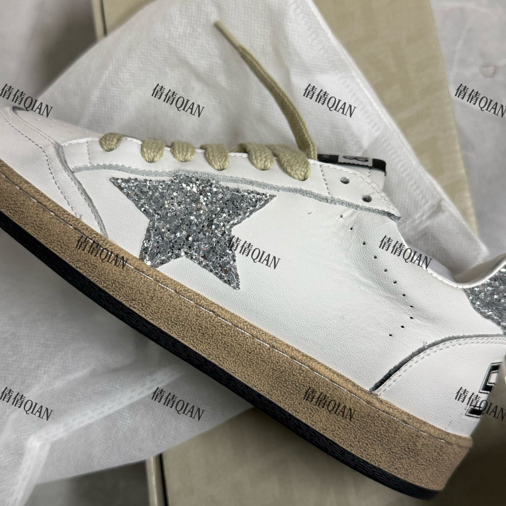 （银）时尚潮流小白鞋（鞋-074-075-076-077-078）