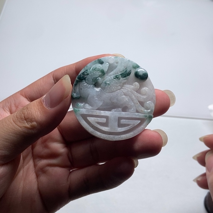 翡翠未镶嵌颈饰貔貅3