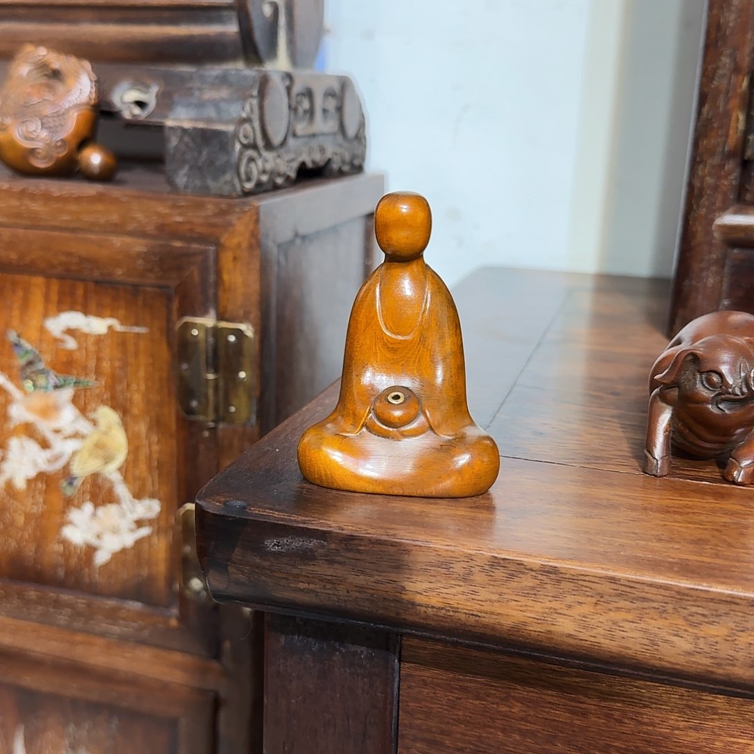 木用****4复古装饰摆件香插高8厘米