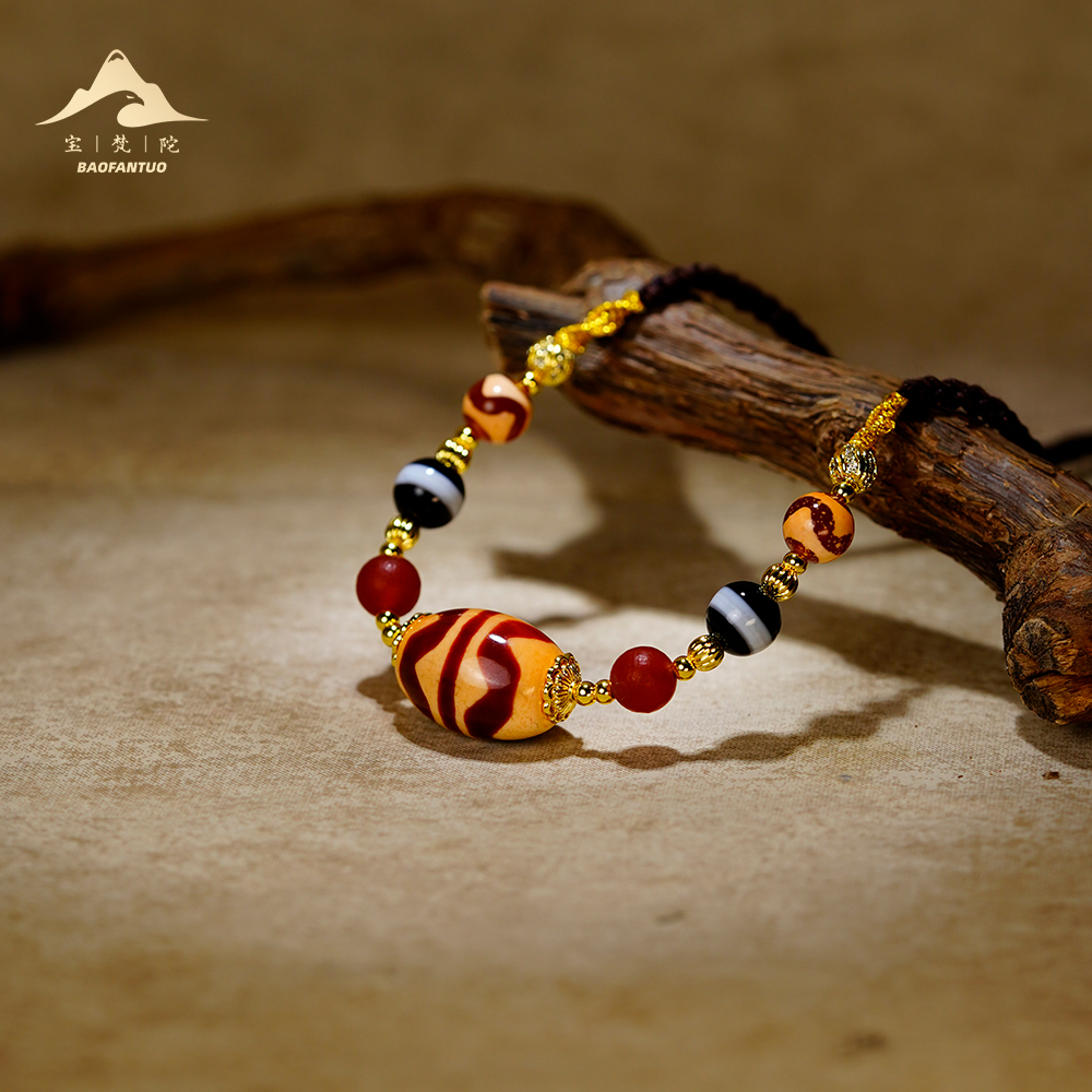 宝梵陀红肉玛瑙达洛项链【扣肉推荐】5643