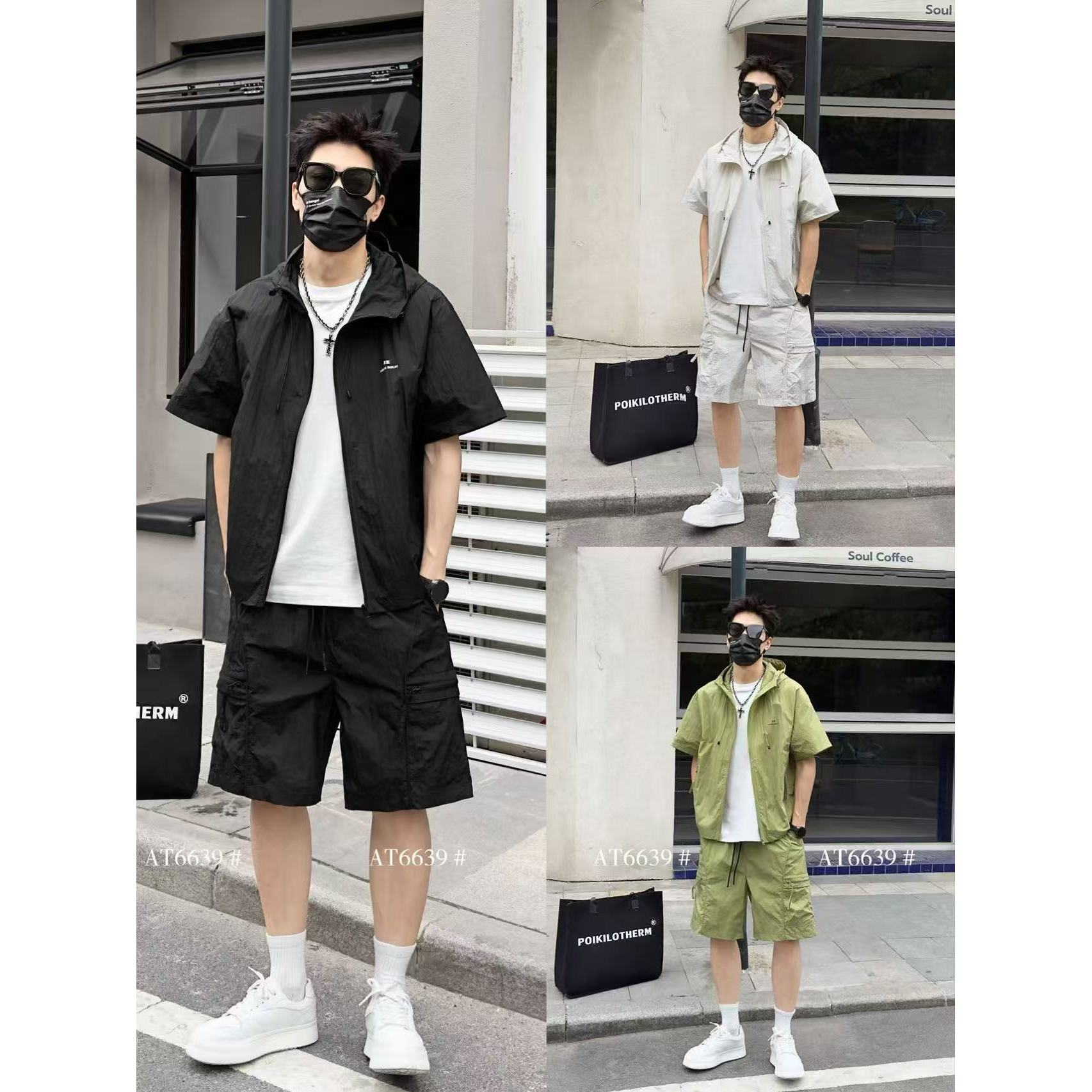 大占 推荐 6639  休闲时尚潮牌套装