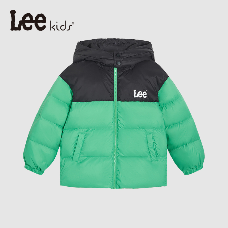 /线下同款lee儿童冬季常规中厚保暖羽绒服男女同款LK3L6WUT0201